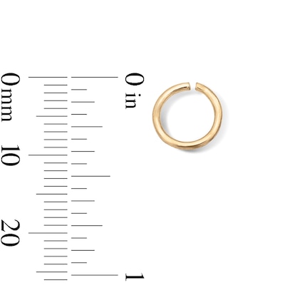 Yellow Ion-Plated Nose Hoop Set - 18G