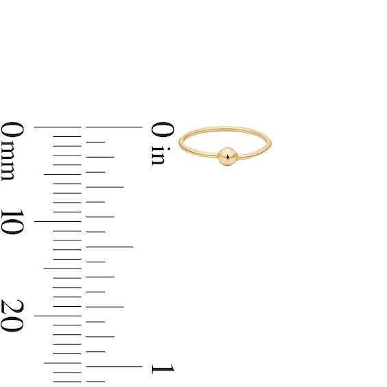 Yellow Ion Plated Crystal and CZ Nose Ring Set – 22G