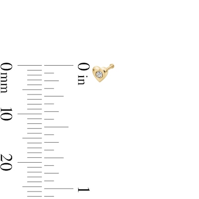 Yellow Ion Plated Crystal and CZ Nose Ring Set – 22G