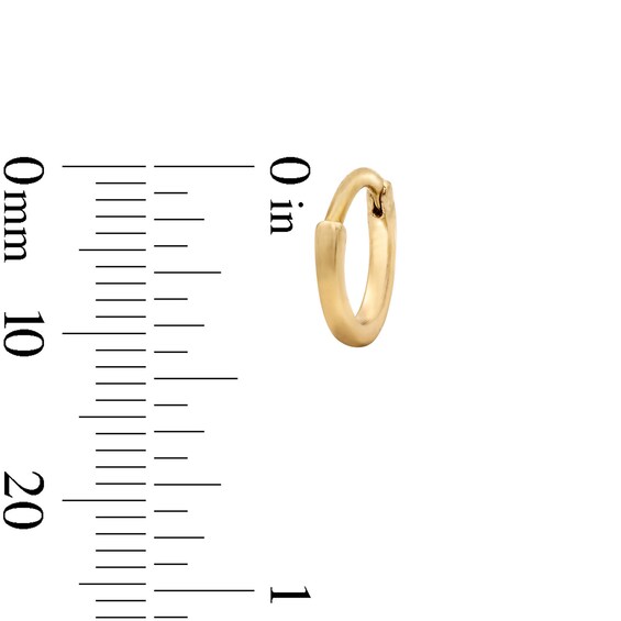 Yellow Ion-Plated CZ Kite, Clicker Hoop and CZ Solitaire Cartilage Earring Set – 16G, 18G