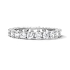 Thumbnail Image 1 of Solid Sterling Silver CZ Eternity Band - Size 7