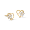 Thumbnail Image 1 of 10K Solid Gold 1/10 CT. T.W. Lab-Grown Diamond Fashion Studs