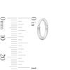Thumbnail Image 2 of Semi-Solid Stainless Steel Clicker Hoop, CZ Marquise and Round Duo Cartilage Earring Set - 18G