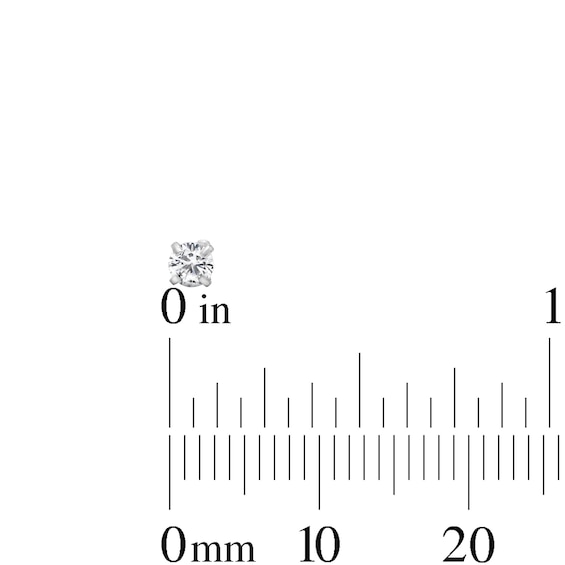 Semi-Solid Stainless Steel CZ and Crystal Nose Stud Set - 20G 1/4"