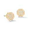Thumbnail Image 1 of 10K Solid Gold 1/10 CT. T.W. Lab-Grown Diamond Octagon Studs