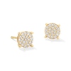 10K Solid Gold 1/4 CT. T.W. Lab-Grown Diamond Circle Studs