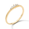 Thumbnail Image 2 of 10K Solid Gold 1/10 CT. T.W. Lab-Grown Diamond Five-Stone Ring – Size 7