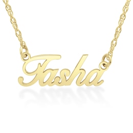 Customizable Script Name Necklace - 16” + 2"