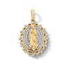 Thumbnail Image 1 of 14K Gold Plated CZ Our Lady of Guadalupe Scalloped Charm