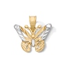 Thumbnail Image 1 of 14K Gold Plated Butterfly Necklace Charm