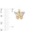 Thumbnail Image 2 of 14K Gold Plated Butterfly Necklace Charm