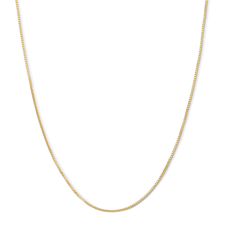 Main Image 1 of 14K Gold Plated Box Chain - 18"