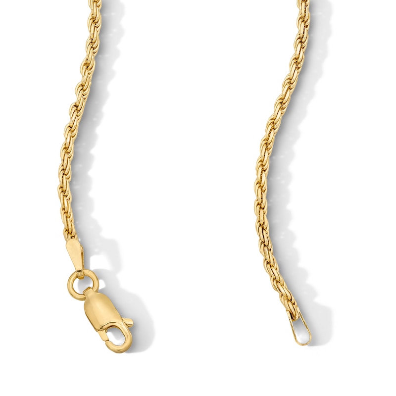 Main Image 3 of 14K Gold Plated Rope Chain - 20"