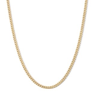 14K Gold Plated Curb Chain - 20"