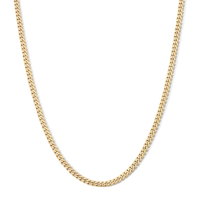14K Gold Plated Curb Chain - 20"