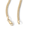 Thumbnail Image 3 of 14K Gold Plated Curb Chain - 20"