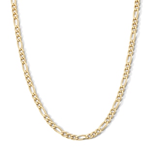 14K Gold Plated Figaro Chain - 20"