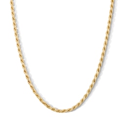 14K Gold Plated Rope Chain - 18"
