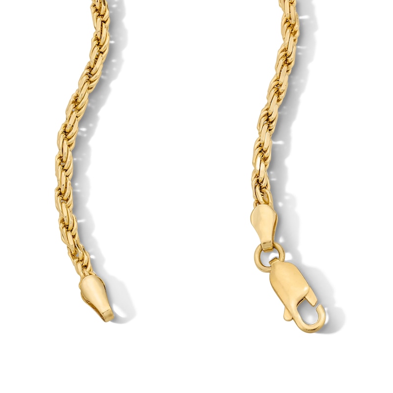 Main Image 3 of 14K Gold Plated Rope Chain - 18"
