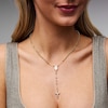 Thumbnail Image 2 of 10K Gold Bonded Two-Tone Rosary Necklace - 17″ + 2″