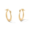 10K Gold Bonded Hoop Earrings