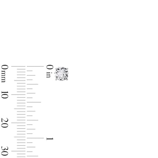 Solid Sterling Silver CZ and Simulated Opal Stud Set