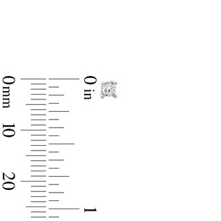 Solid Sterling Silver CZ and Lab-Created Spinel Hamsa, Evil Eye and Solitaire Stud Set