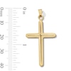 Thumbnail Image 2 of 10K Hollow Gold Bonded Cross Necklace Charm