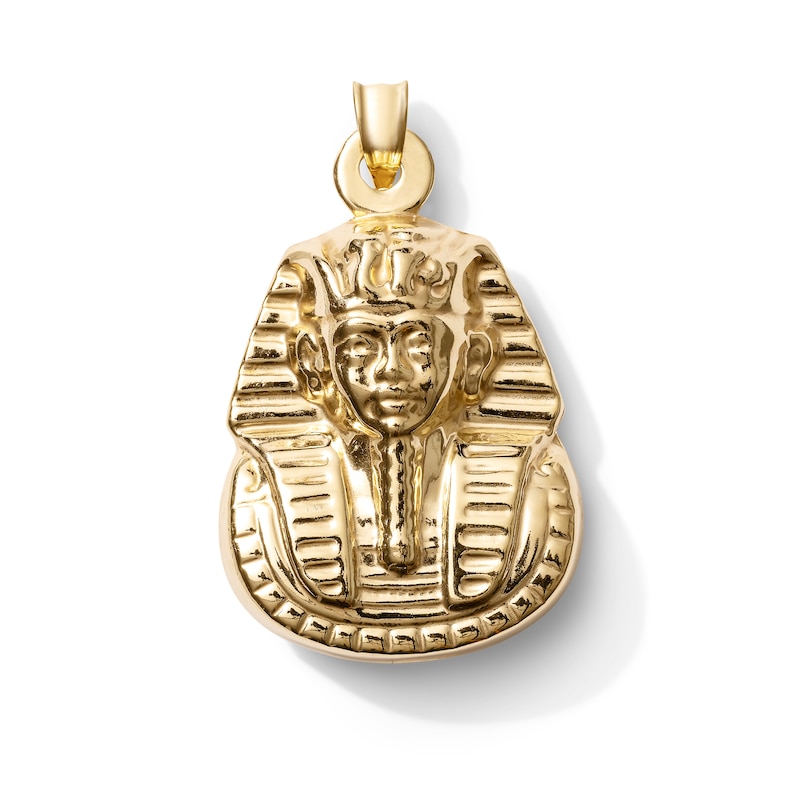 Main Image 1 of 10K Hollow Gold Bonded Pharoah Necklace Charm
