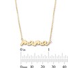 Thumbnail Image 2 of 10K Gold Bonded "Mama" Script Necklace - 16" + 2”