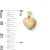 Thumbnail Image 2 of 10K Hollow Gold Bonded Heart Charm