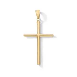 14K Gold Plated Cross Necklace Charm
