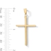 Thumbnail Image 2 of 14K Gold Plated Cross Necklace Charm
