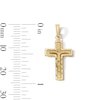 Thumbnail Image 2 of 14K Gold Plated Textured Crucifix Cross Charm