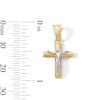 Thumbnail Image 2 of 14K Gold Plated Crucifix Necklace Charm
