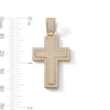 Thumbnail Image 2 of 14K Gold Plated CZ Pavé Cross Necklace Charm