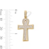 Thumbnail Image 2 of 14K Gold Plated CZ Ankh Necklace Charm