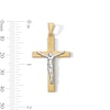 Thumbnail Image 2 of 14K Gold Plated Crucifix Necklace Charm