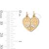 Thumbnail Image 3 of 14K Gold Plated Te Amo Breakable Heart Charm