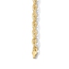 Thumbnail Image 2 of 10K Gold Bonded 5.5mm Rope Chain Bracelet - 8"