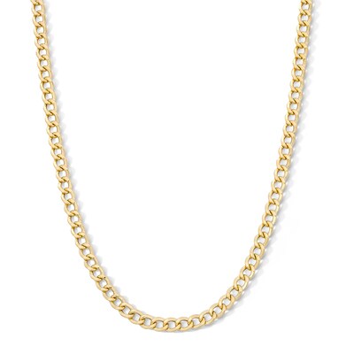 10K Gold Bonded 4.1mm Curb Chain - 16"