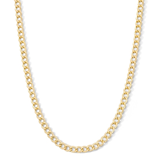 10K Gold Bonded 4.1mm Curb Chain - 16"