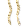 Thumbnail Image 2 of 10K Gold Bonded 7.3mm Cuban Curb Chain - 22"