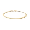 Thumbnail Image 1 of 10K Gold Bonded 3.2mm Herringbone Chain Bracelet - 7.5"