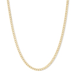 10K Gold Bonded 3.3mm Curb Chain - 16"