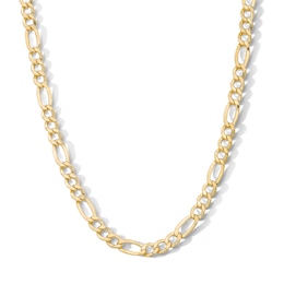 10K Gold Bonded 5.15mm Figaro Chain - 20"