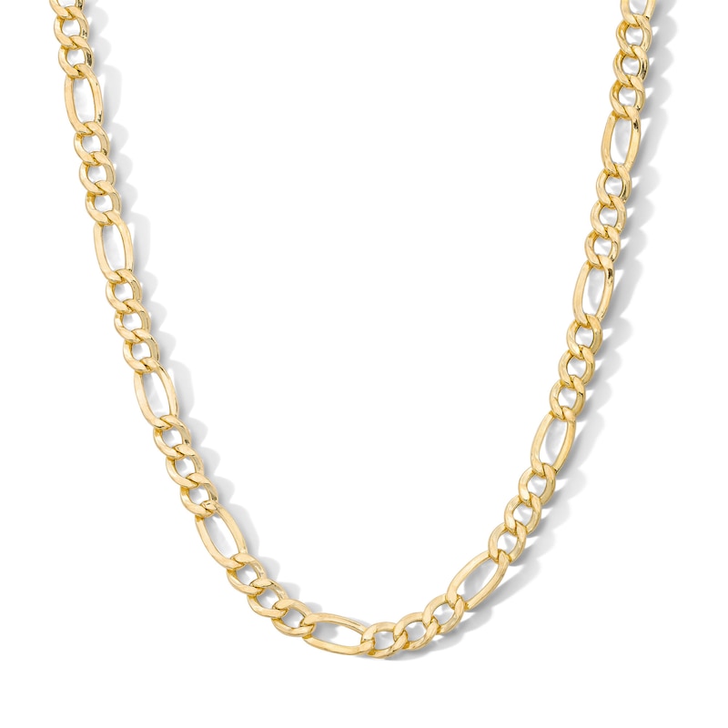 Main Image 1 of 10K Gold Bonded 5.15mm Figaro Chain - 20"