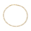 Thumbnail Image 1 of 10K Gold Bonded 3.45mm Figaro Anklet - 10"