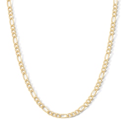 10K Gold Bonded 3.45mm Figaro Chain - 16"