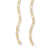 Thumbnail Image 2 of 10K Gold Bonded 3.45mm Figaro Chain - 16"
